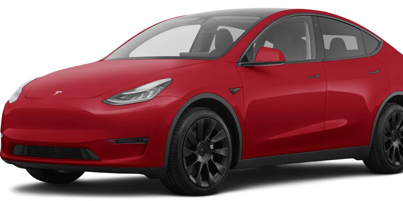 TESLA MODEL Y 2021 5YJYGDEE6MF173667 image